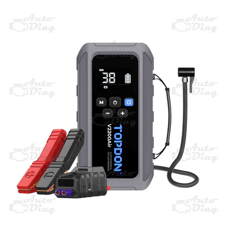 Topdon V2200 Air Arrancador de Batería con Compresor